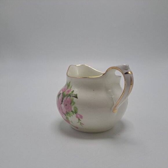 Royal Sutherland English Bone China Creamer Peach Blossom Floral - Picture 6 of 11